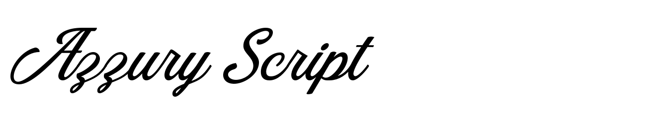Azzury Script
